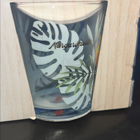Margaritaville Palm Design Cocktail Shaker Set with Double Old Fashioned Glasses - Picture 3 of 5